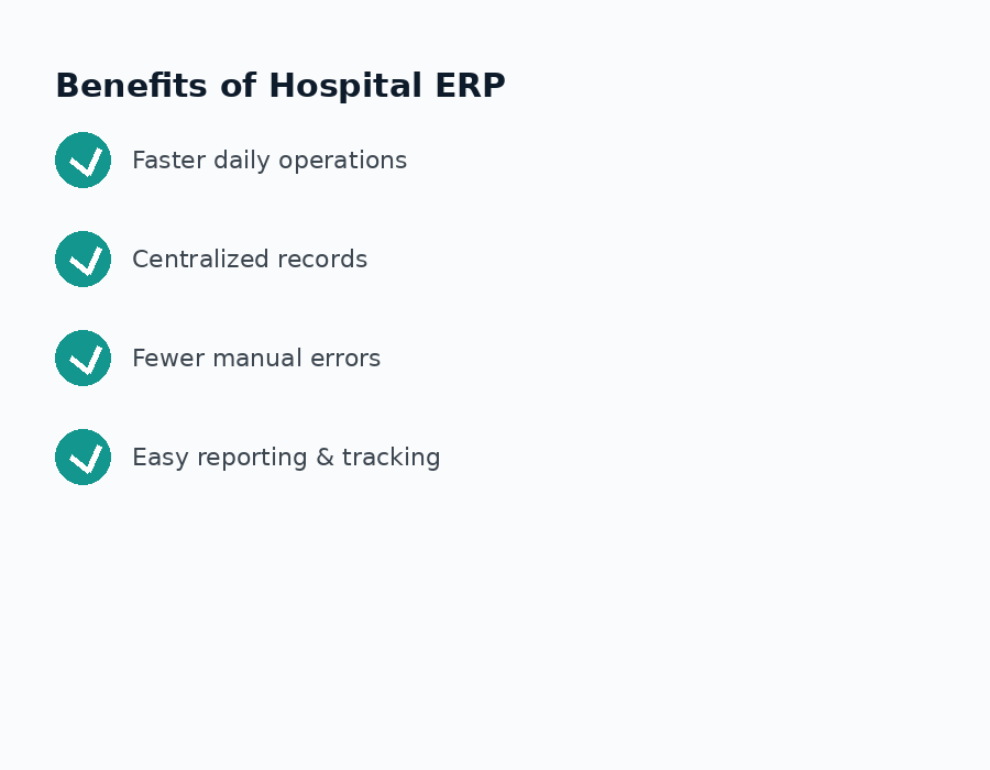 Hospital ERP Benefits