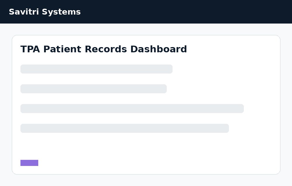 TPA Dashboard