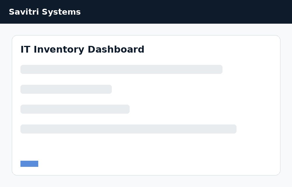 IT Inventory Dashboard