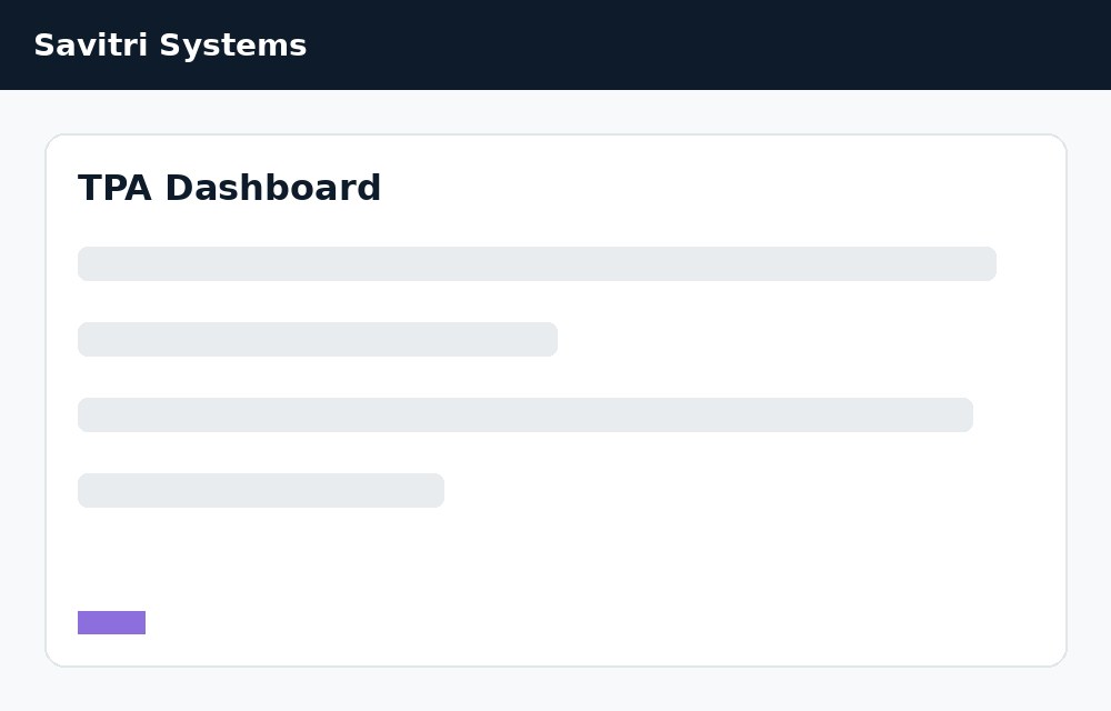 TPA Dashboard