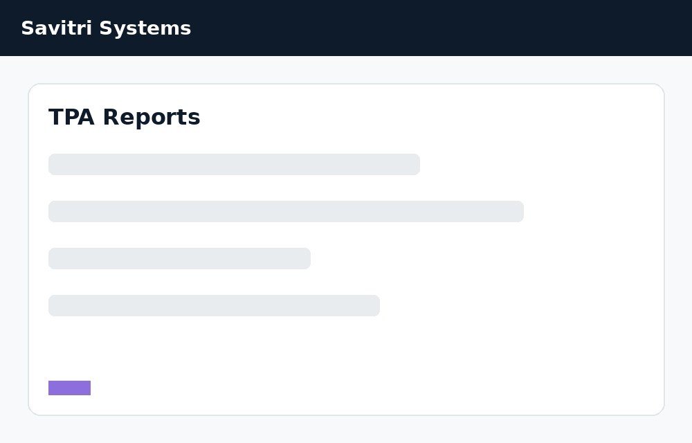 TPA Reports